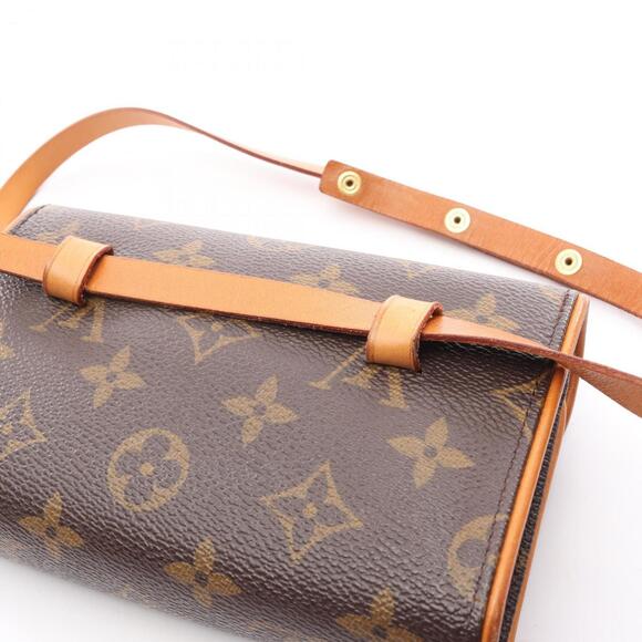 LOUIS VUITTON Brown Monogram Leather Pochette Fanny Pack - Picture 13 of 14